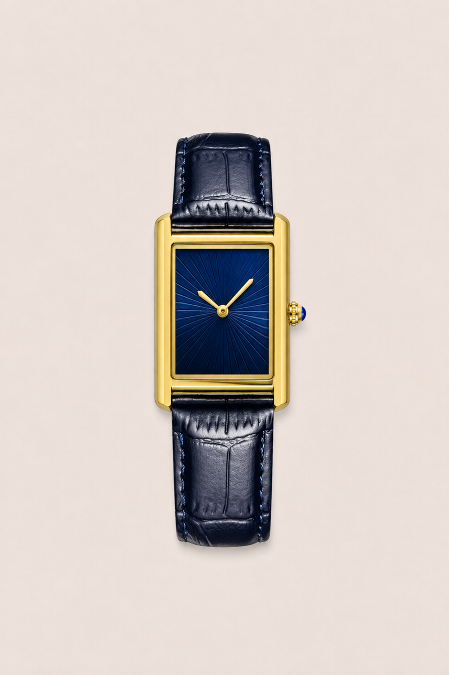 Die Riviera-Uhr in Blau/Blau/Gold