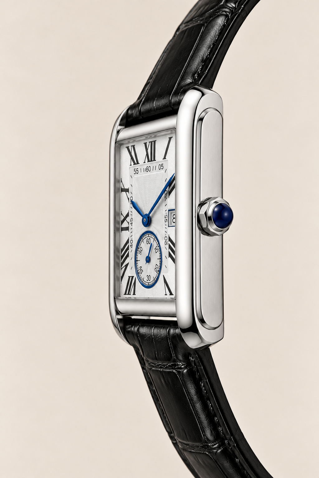 The Amalfi Black/Silver Watch