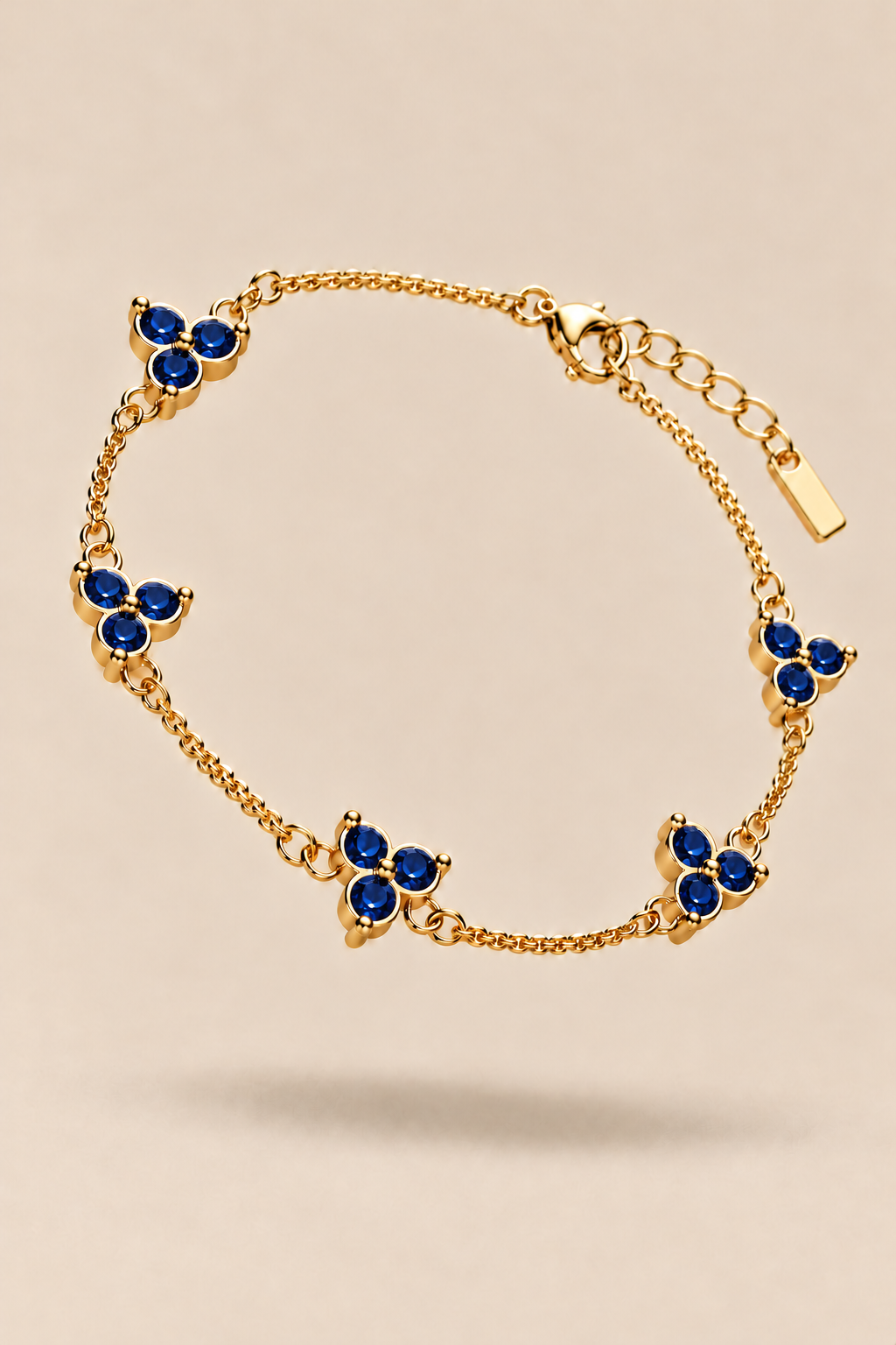The Fortuna Blue/Gold Bracelet