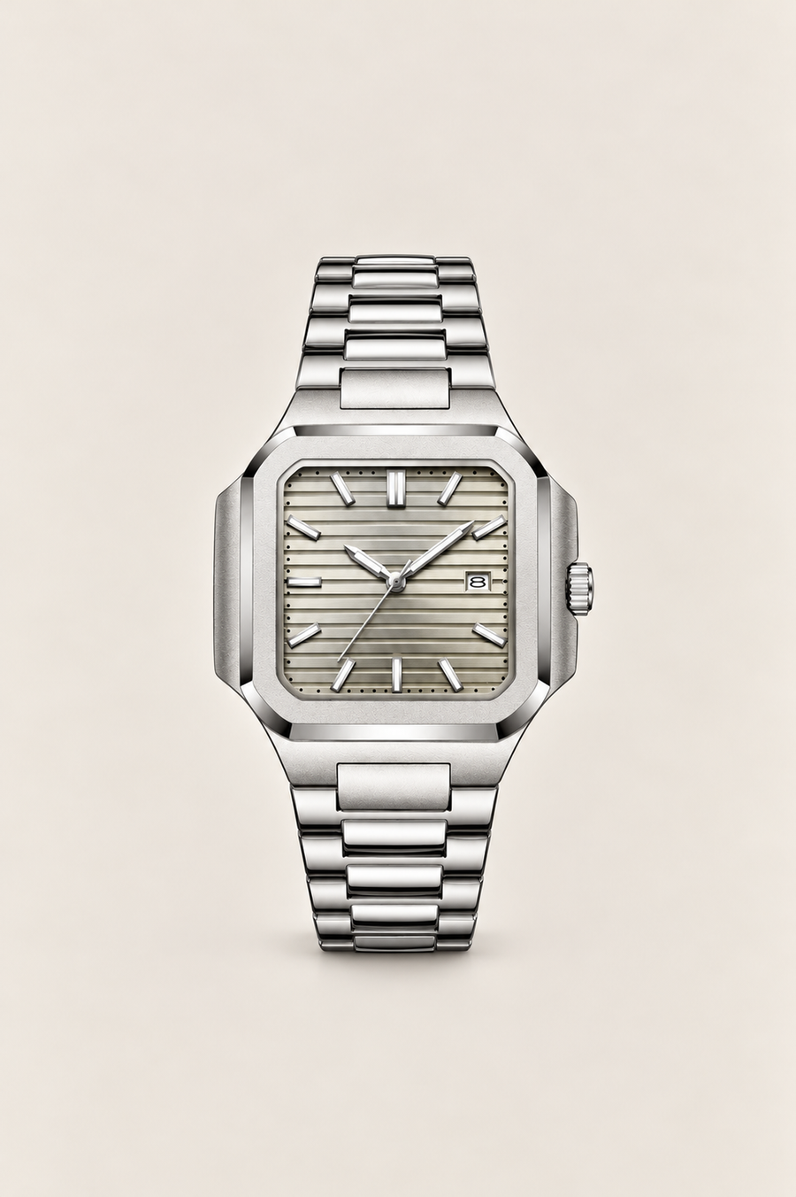 Die Capri Uhr Silber/Grau