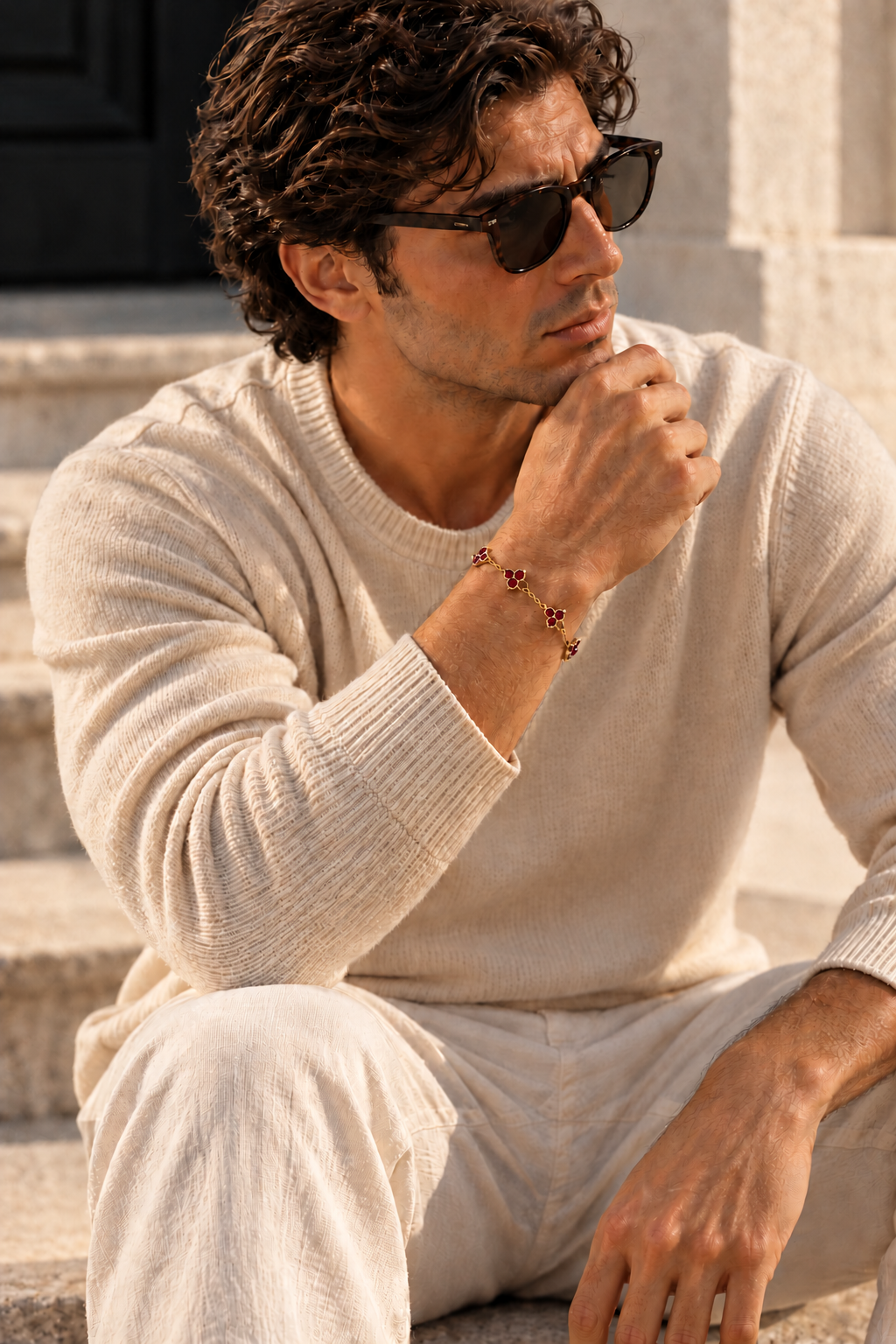 The Monaco Black & Gold Bracelet