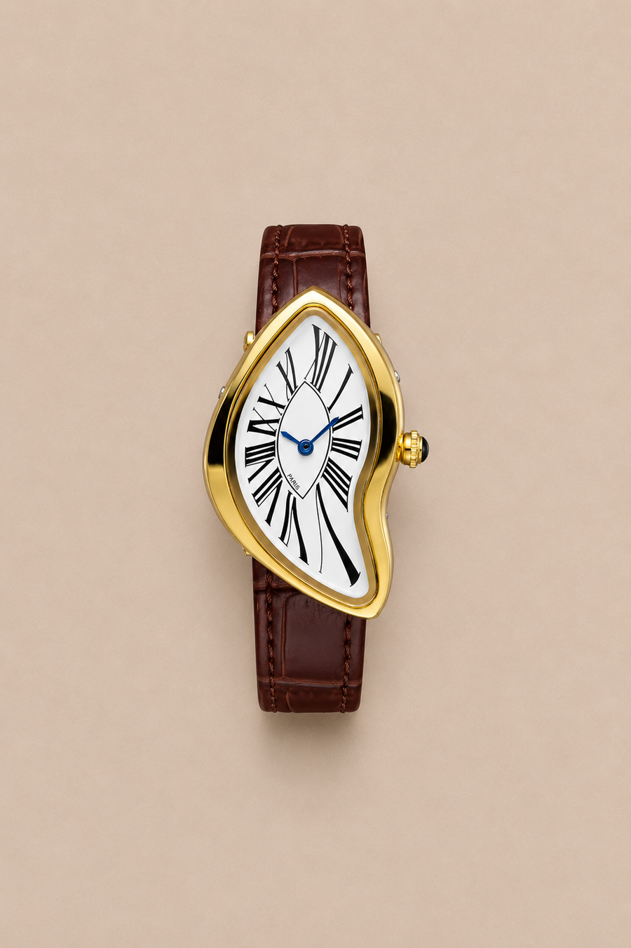 Die Mirage-Uhr in Bordeaux/Gold