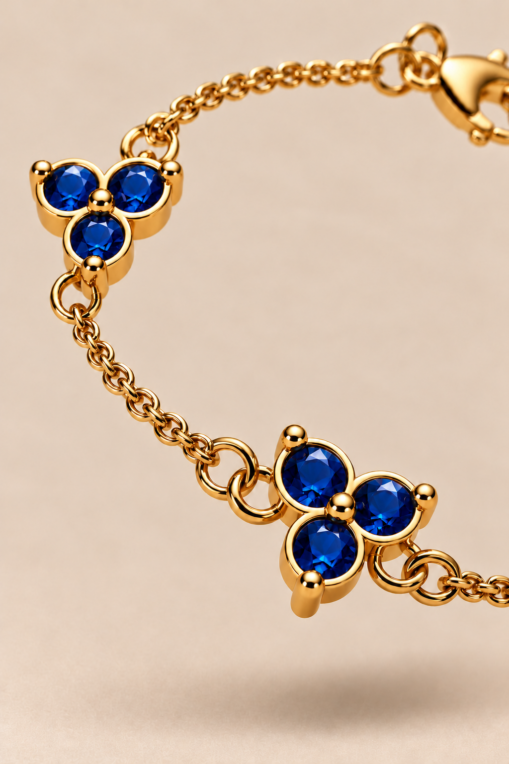The Fortuna Blue/Gold Bracelet