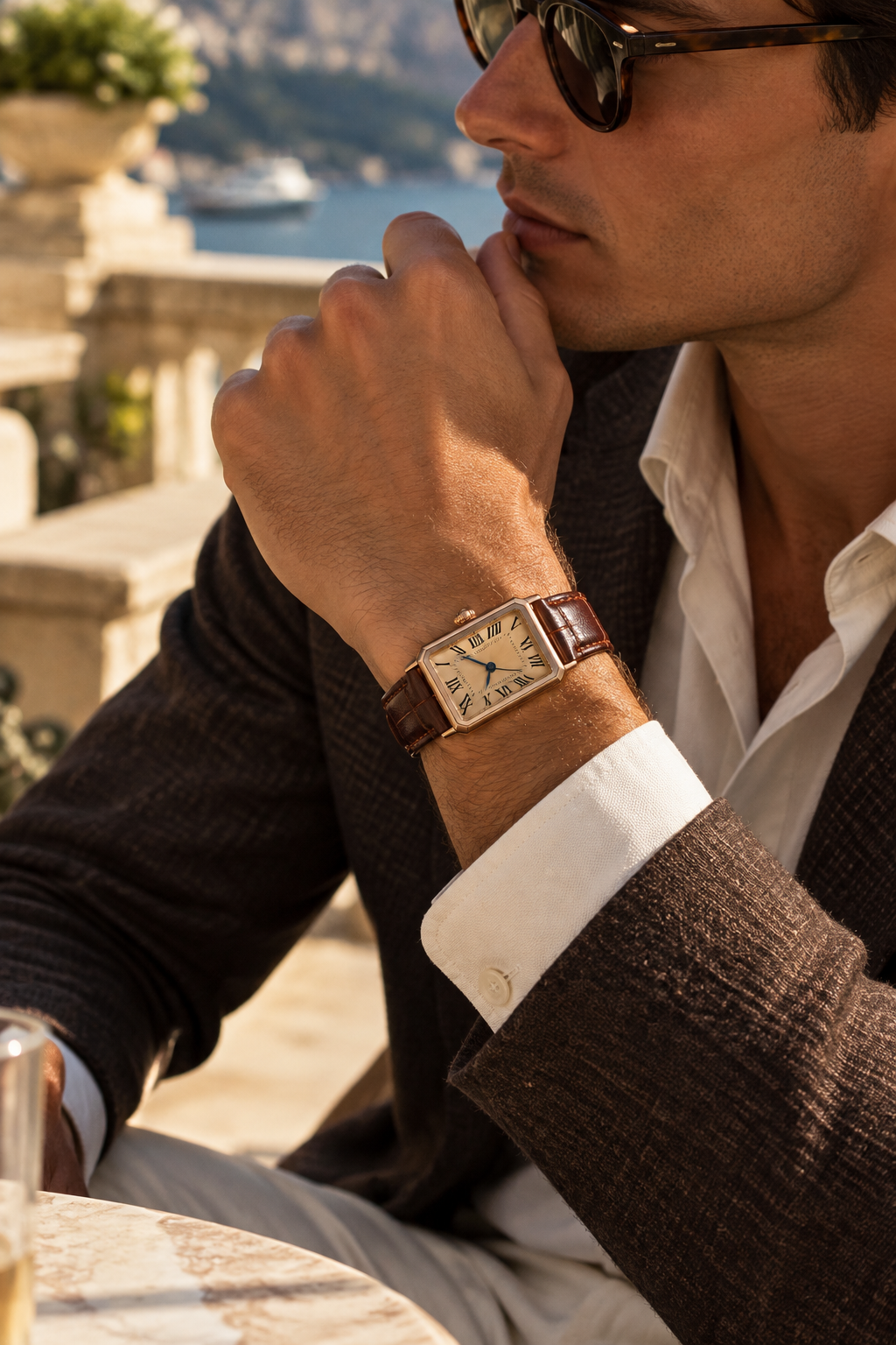 The Positano Brown/Rose Gold Watch