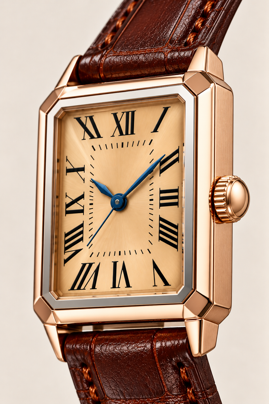 The Positano Brown/Rose Gold Watch