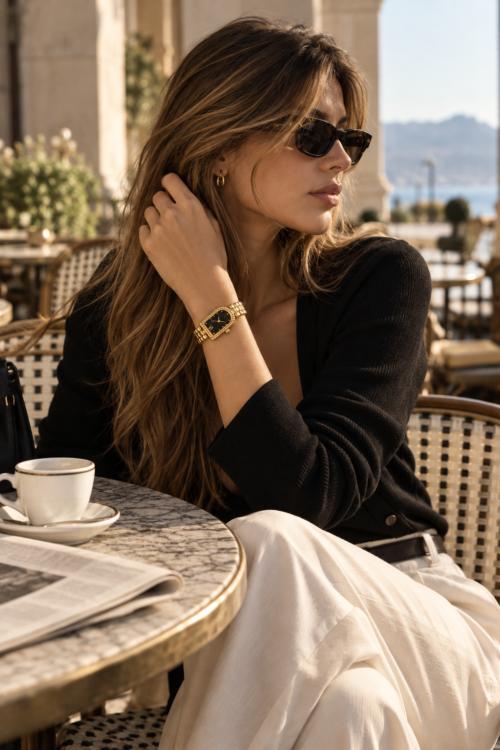 The Amalfi Full Gold/Black Watch