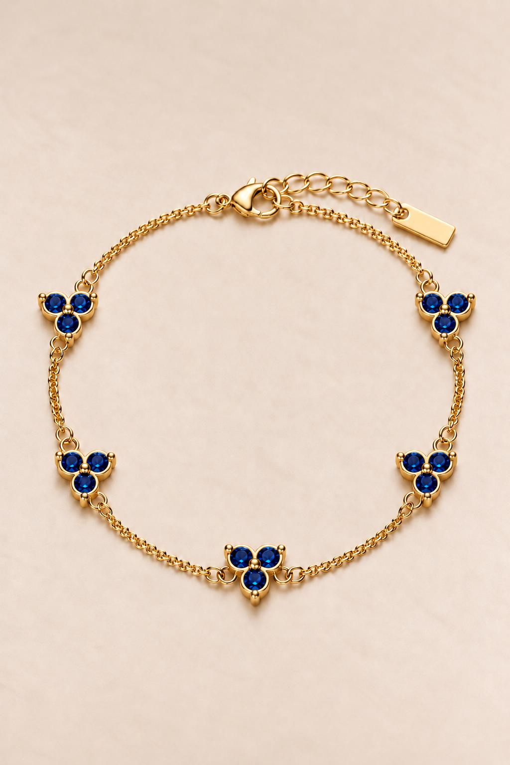 The Fortuna Blue/Gold Bracelet