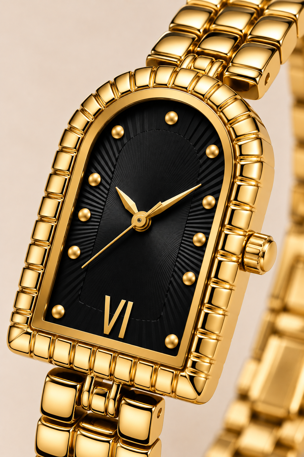 The Amalfi Full Gold/Black Watch