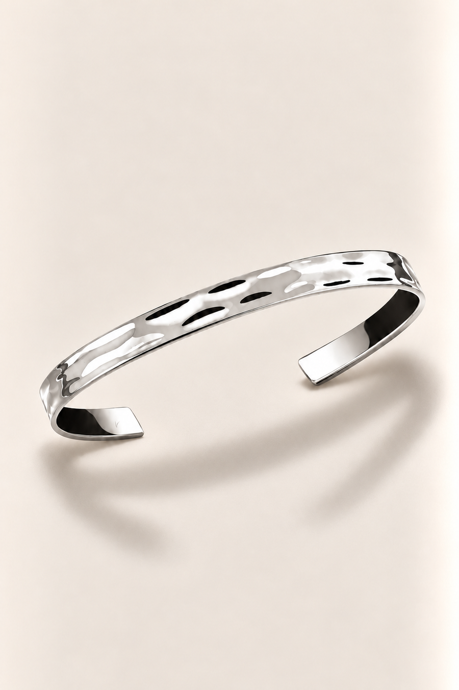 The Amalfi Textured Silver Bracelet