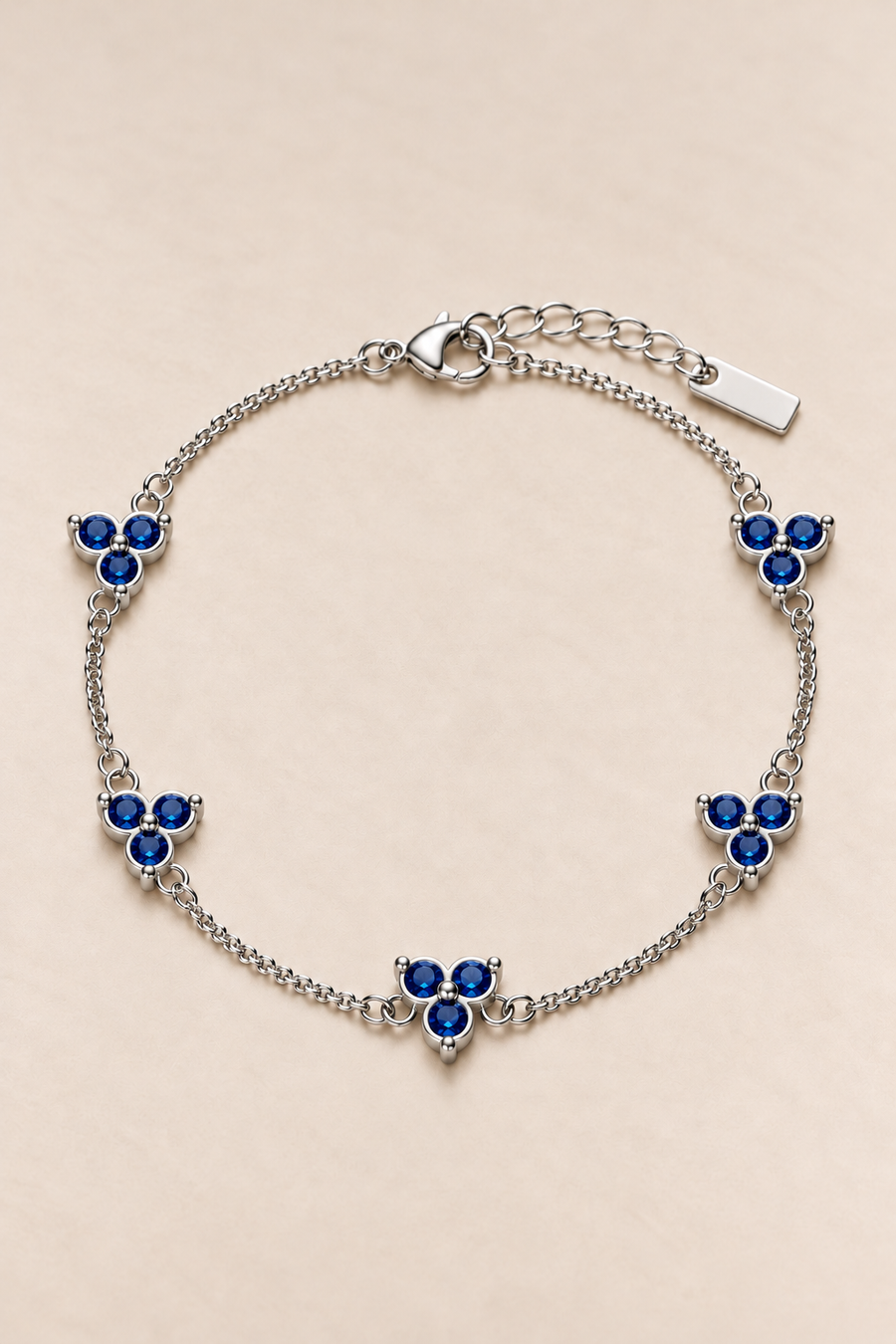 The Fortuna Blue/Silver Bracelet