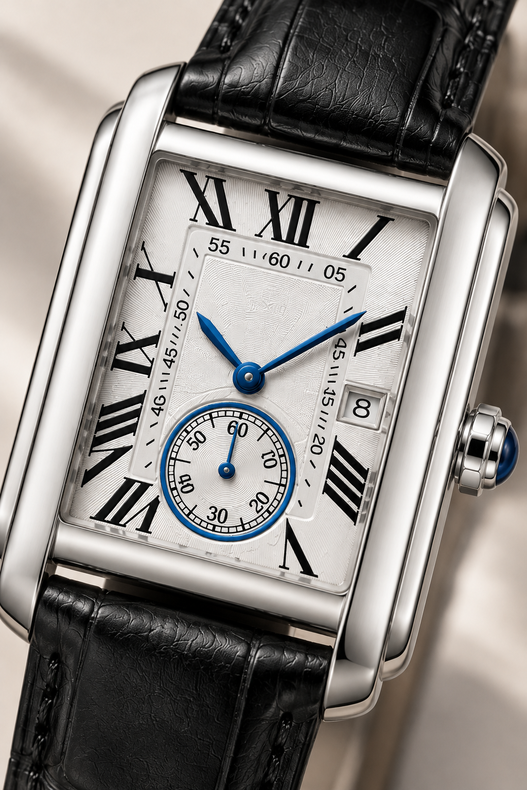 The Amalfi Black/Silver Watch