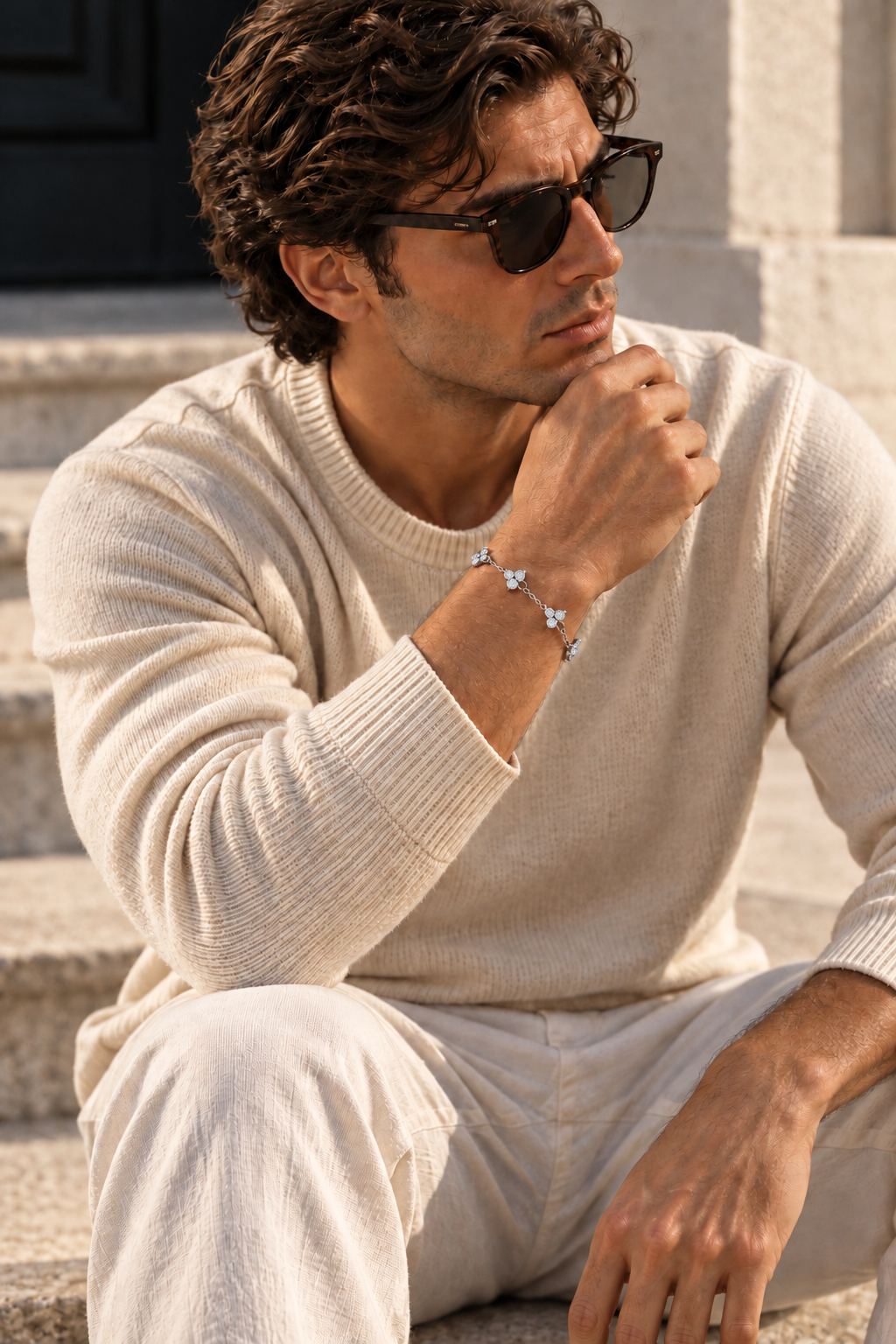 Das Fortuna-Armband in Eis/Silber