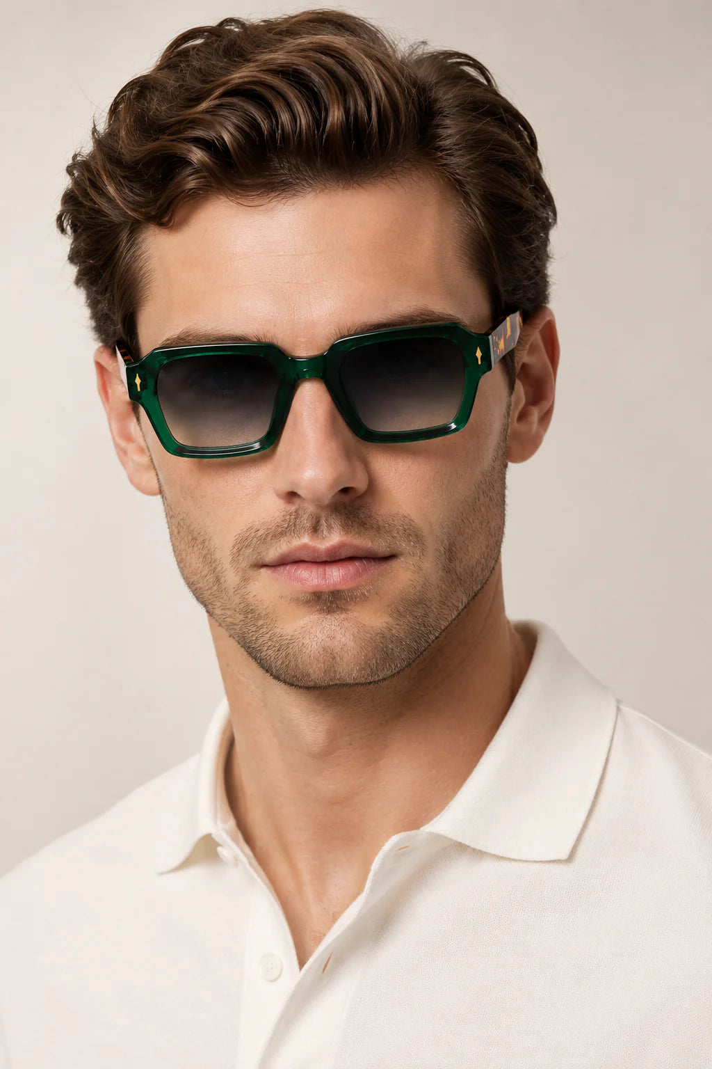 The Monopoli Leopard Green Sunglasses