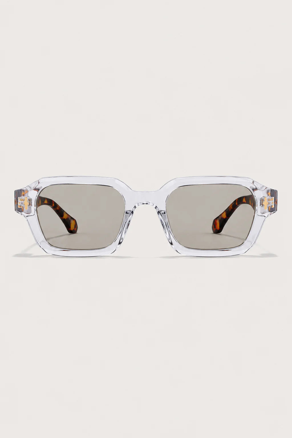 Les lunettes de soleil Monopoli Transparent Leopard