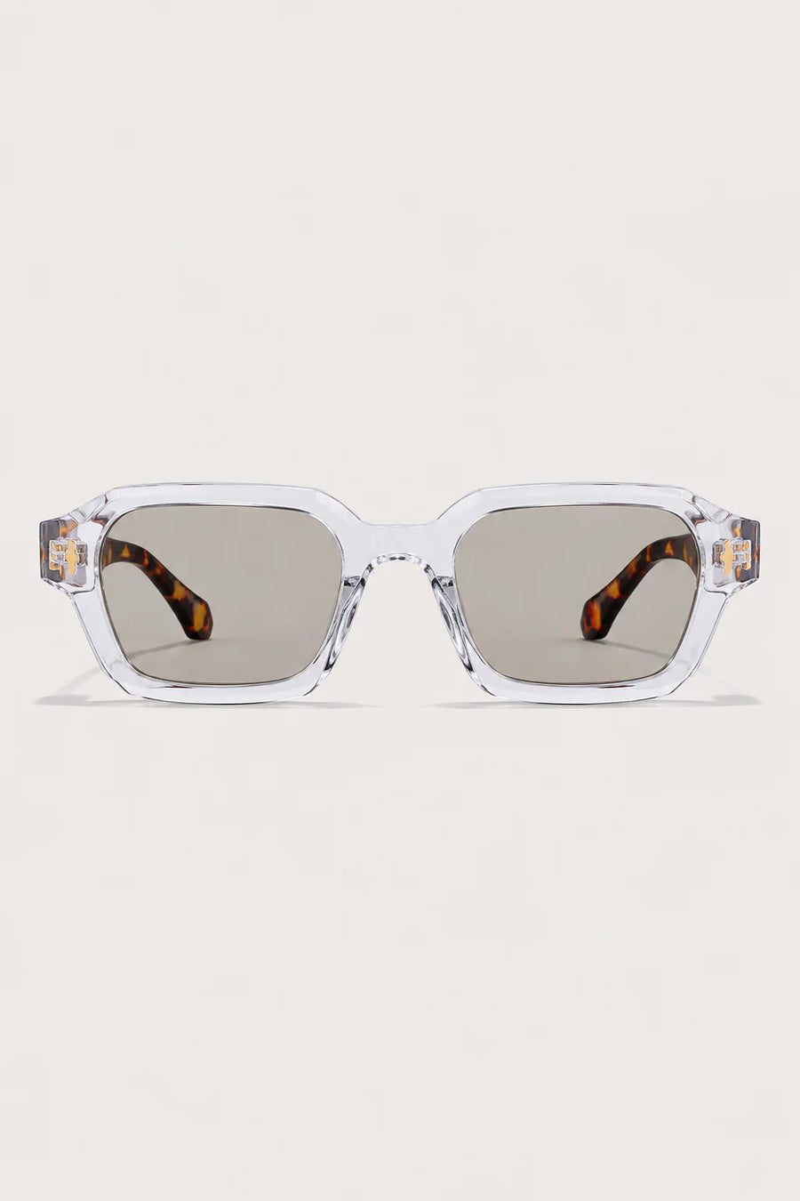 Les lunettes de soleil Monopoli Transparent Leopard