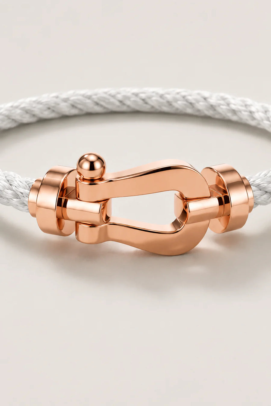 Le bracelet Riviera or rose et blanc