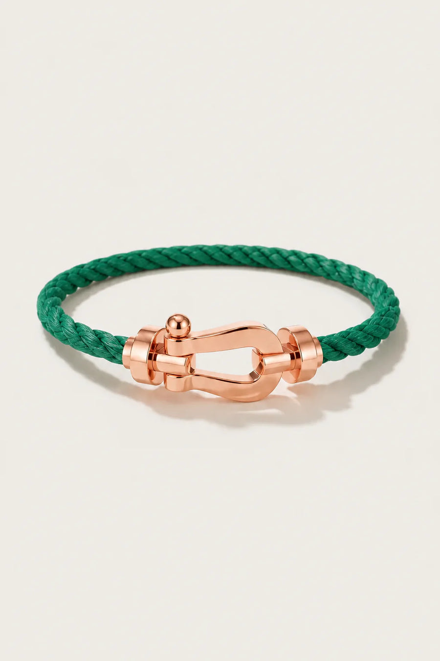 The Riviera Green Rose Gold Bracelet
