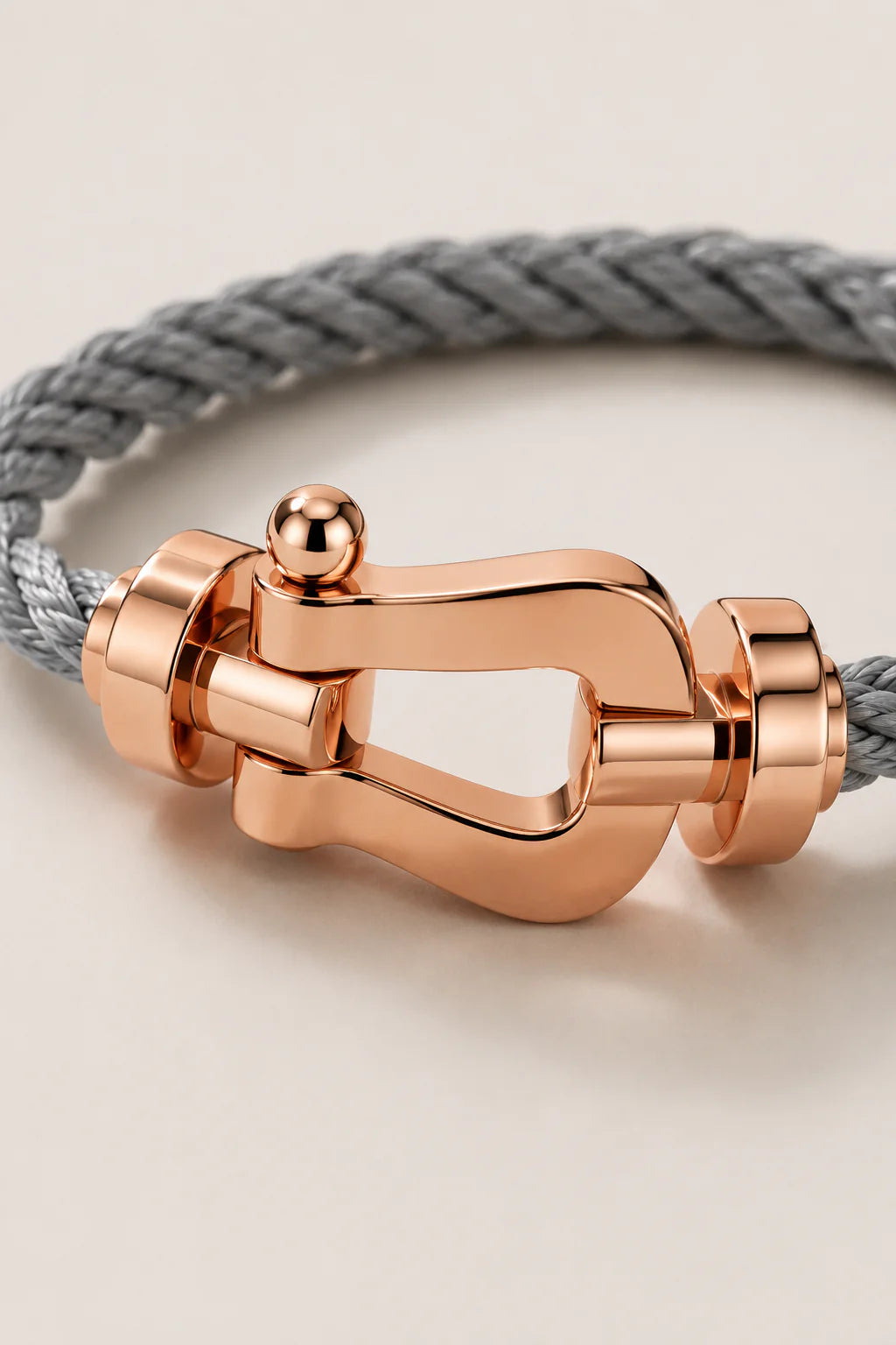 Le Bracelet Riviera Gris Or Rose