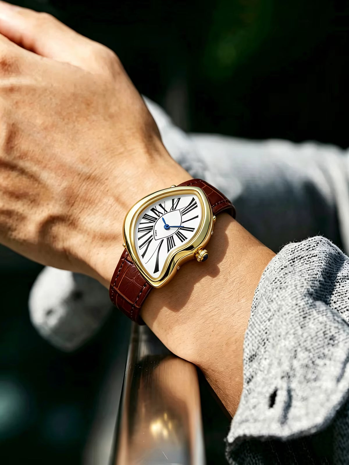 The Riviera Light Blue Rose Gold Bracelet