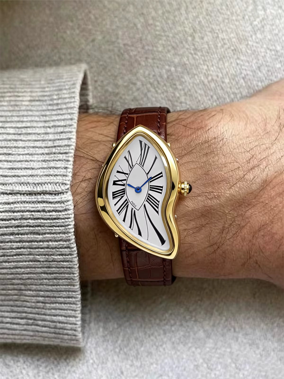 The Riviera Light Blue Rose Gold Bracelet