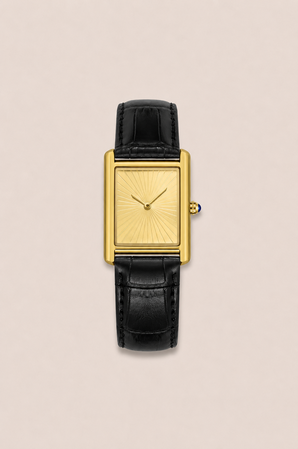 The Riviera Black/Gold Watch