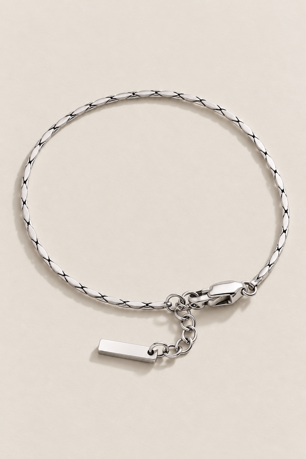 Das Royal Wire Silberarmband