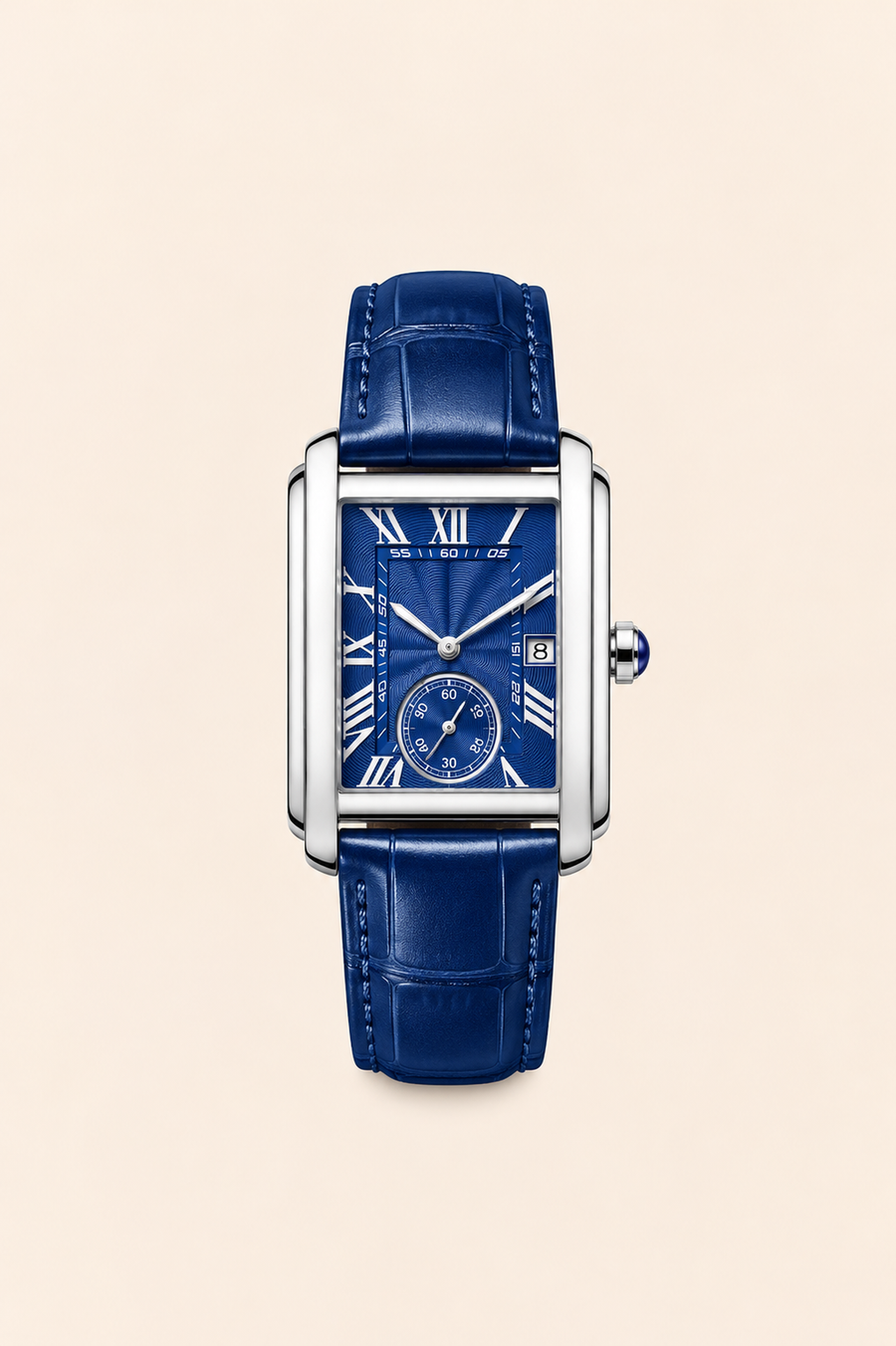 Die Amalfi Blau/Silber Uhr