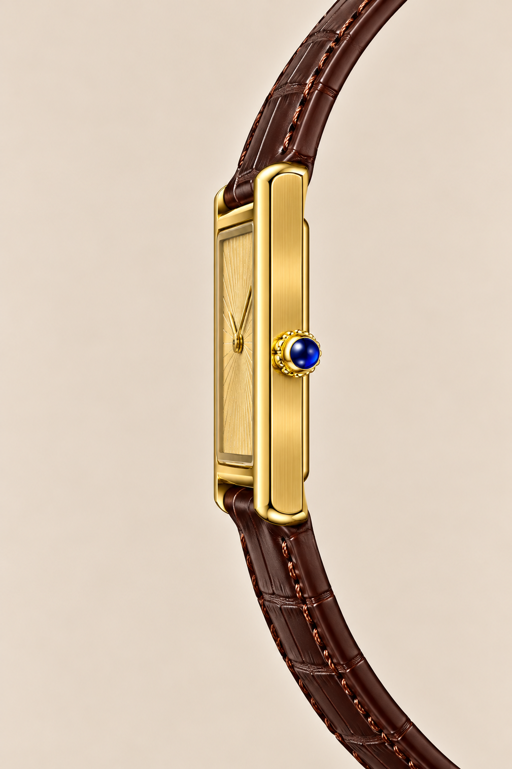 Le bracelet Riviera Light Blue Rose Gold