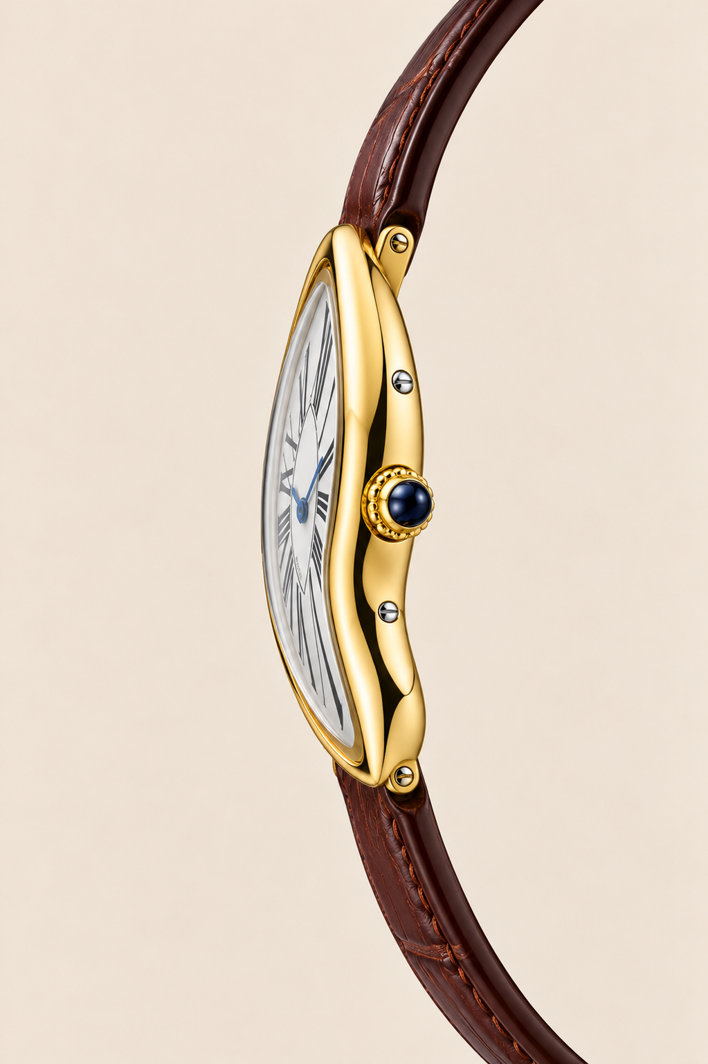 The Riviera Light Blue Rose Gold Bracelet