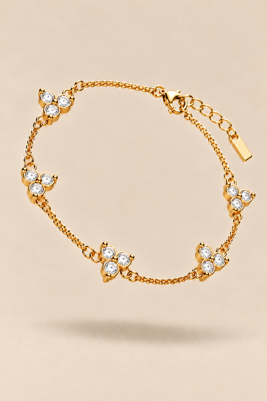 Le bracelet Monaco noir et or