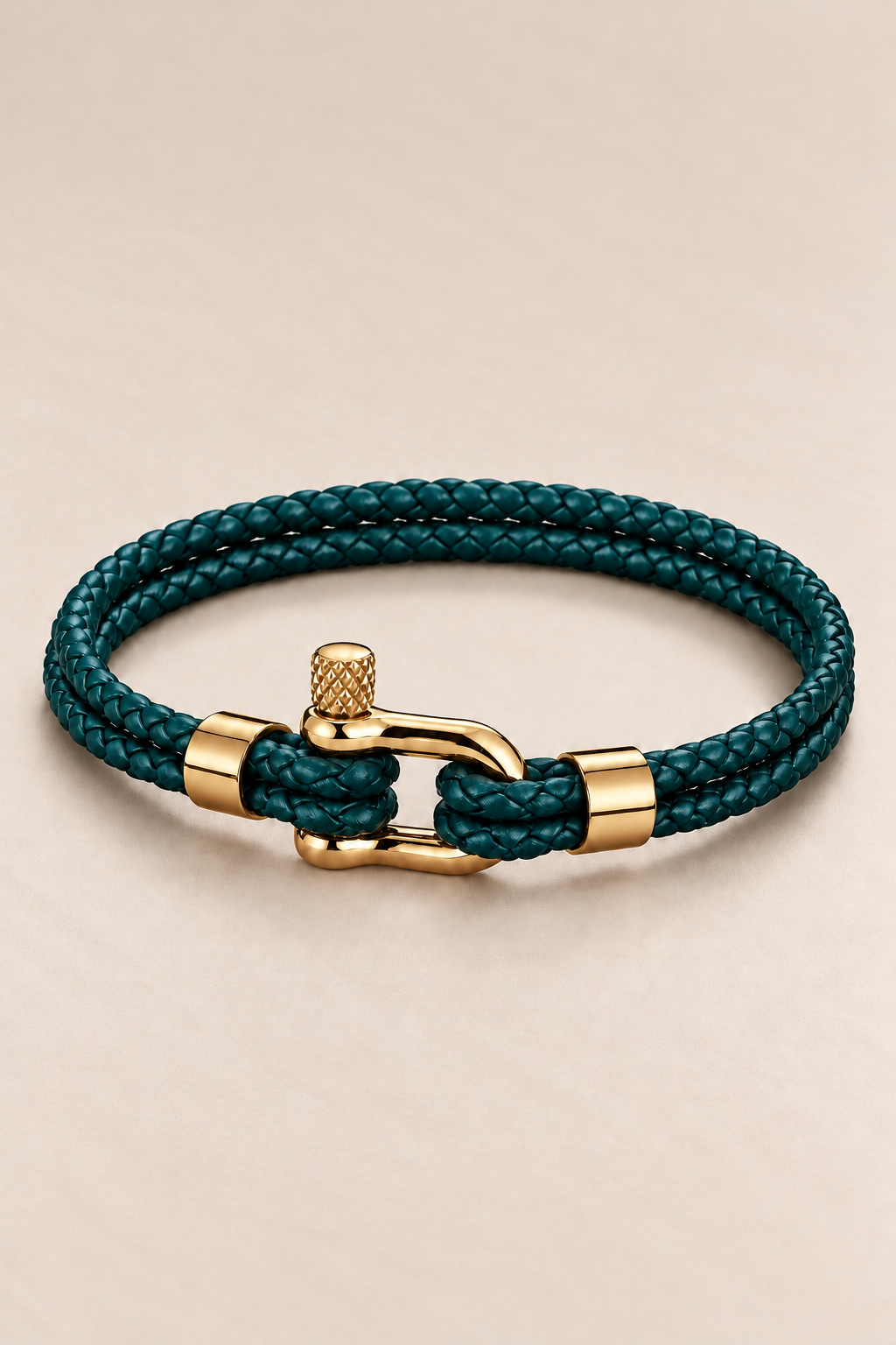 The Riviera Light Blue Rose Gold Bracelet