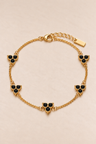 Fortuna-Armband in Schwarz und Gold