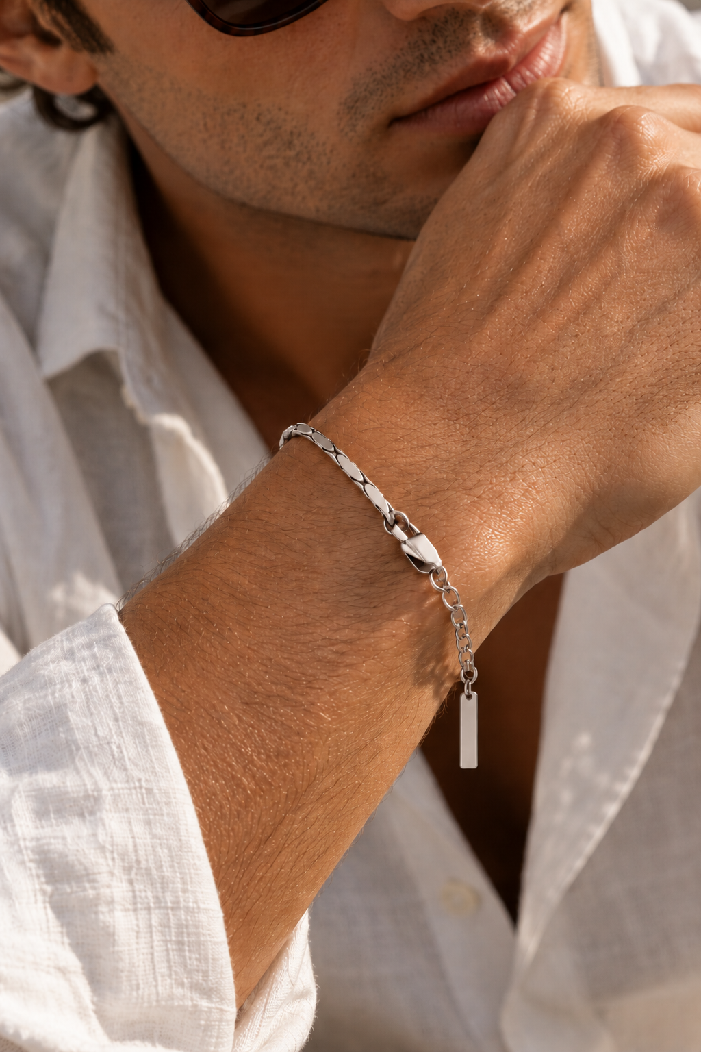 Das Royal Wire Silberarmband