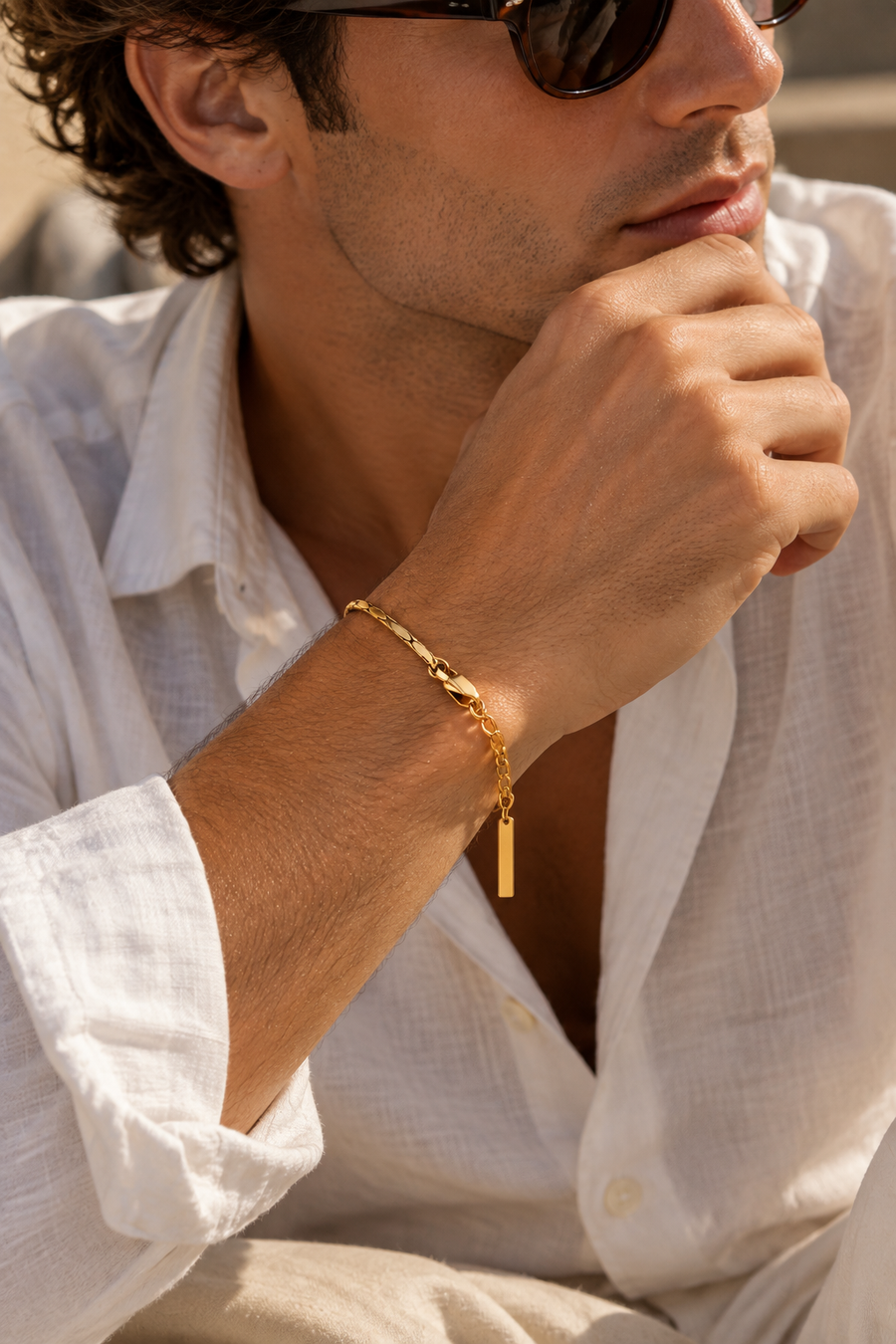 The Royal Wire Gold Bracelet