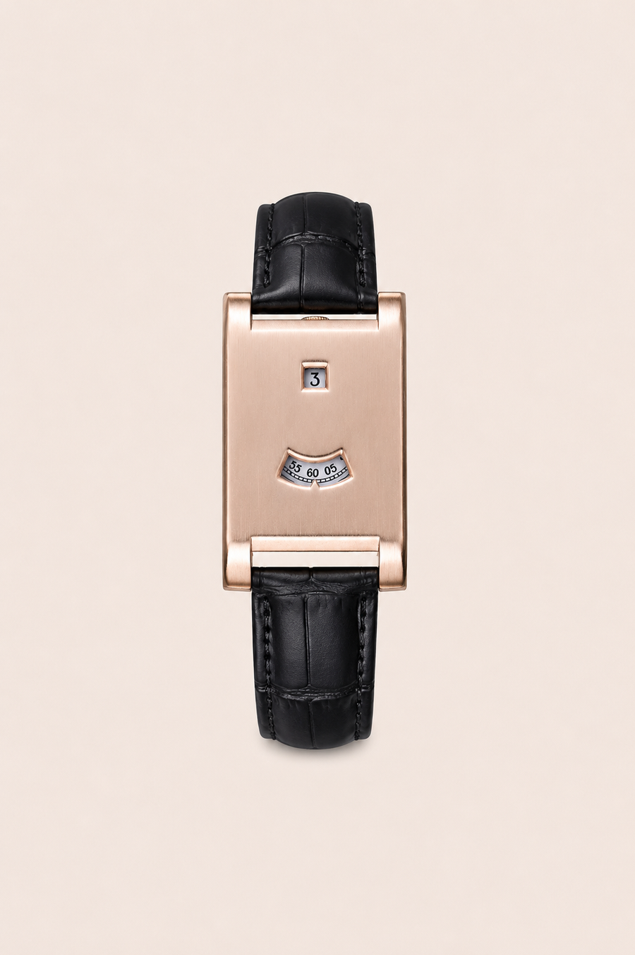 Die Dolcevita-Uhr in Schwarz/Roségold