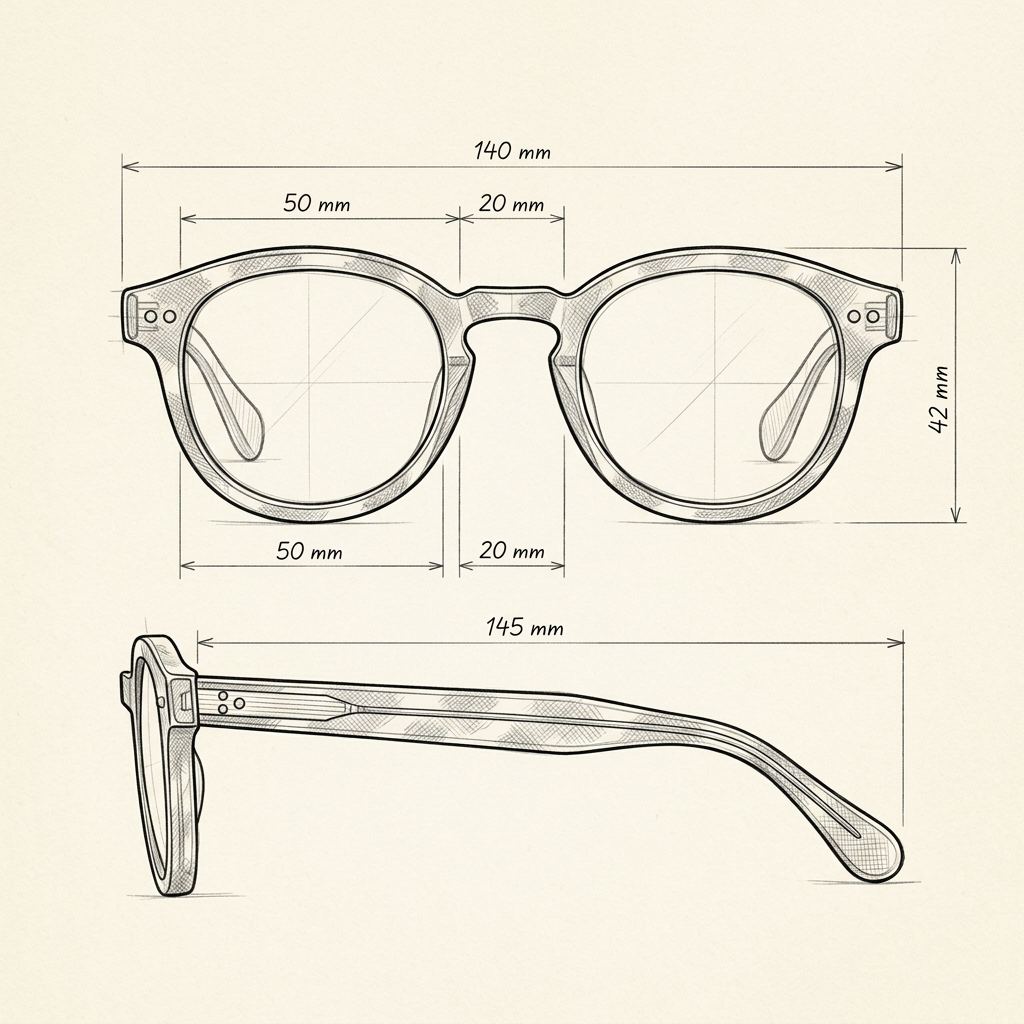Disegno tecnico · The Positano Tortoise Sunglasses