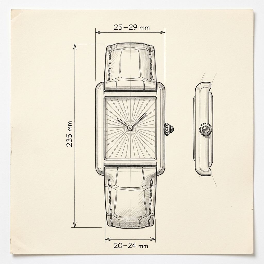 Dibujo técnico · The Riviera Black/Gold Watch